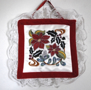 Lace Wall Hanging 6"x6"